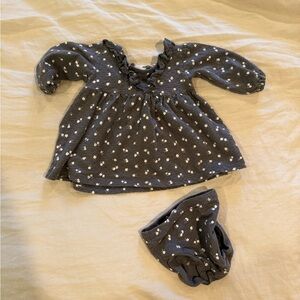 Quincy Mae Floral Kids dress & bloomers set